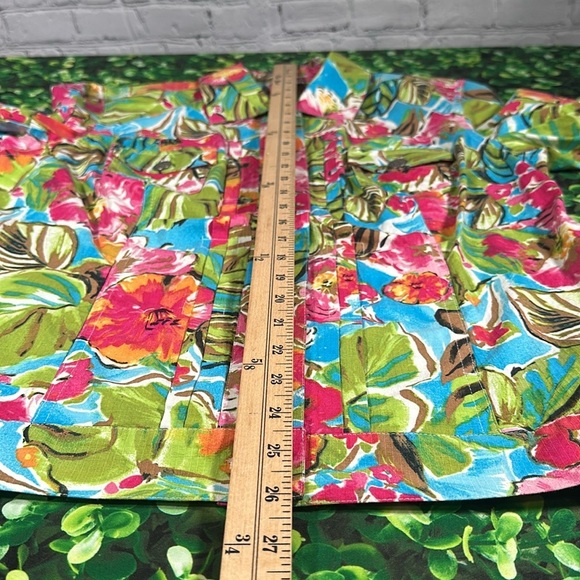 Chico's Colorful Tropical Hawaiian Lightweight Jacket Women's Sz 1 Medium - Picture 6 of 16